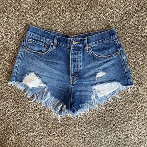 Free People WE THE FREE Jean Shorts